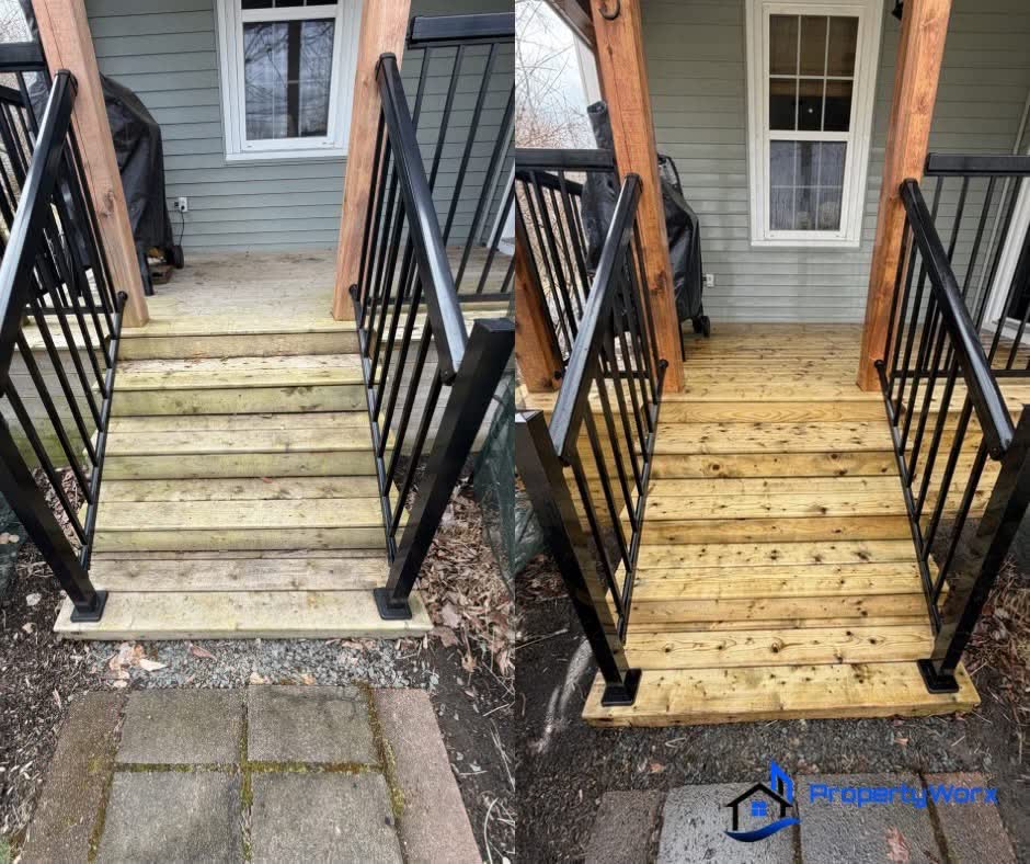 PropertyWorx window cleaning in the Annapolis Valley