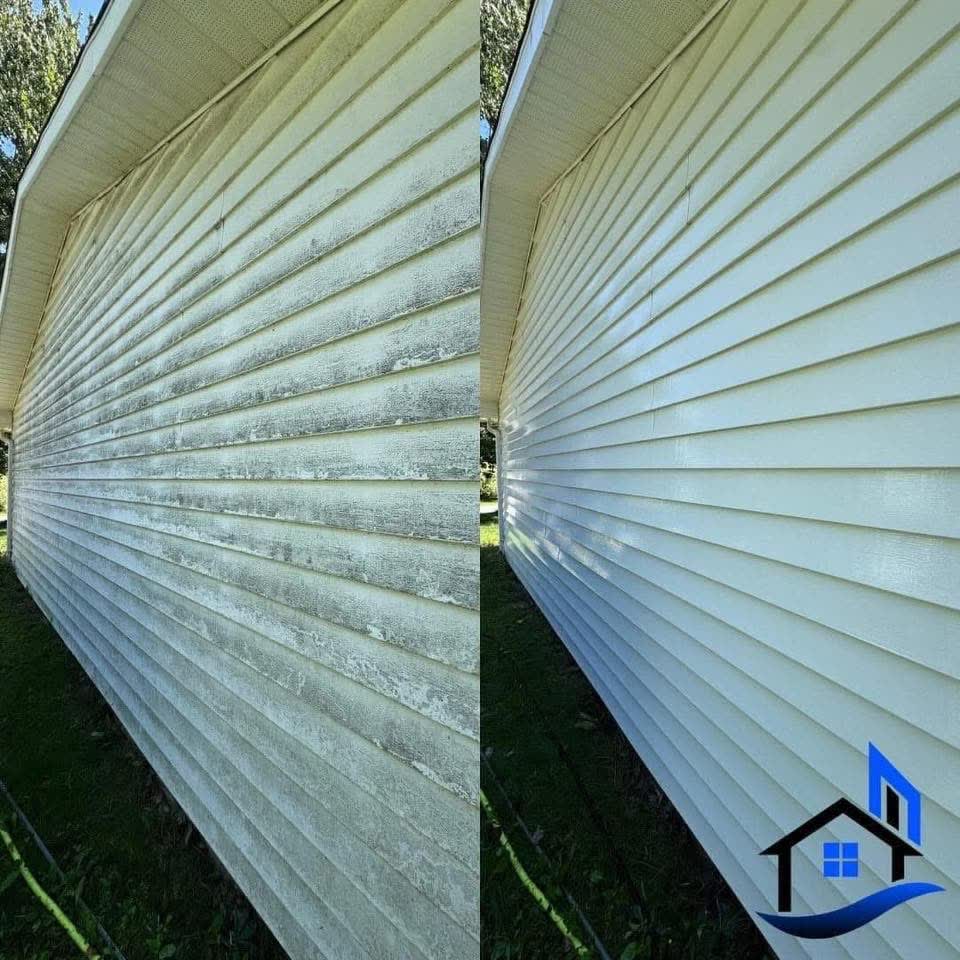 PropertyWorx gutter cleaning in the Annapolis Valley