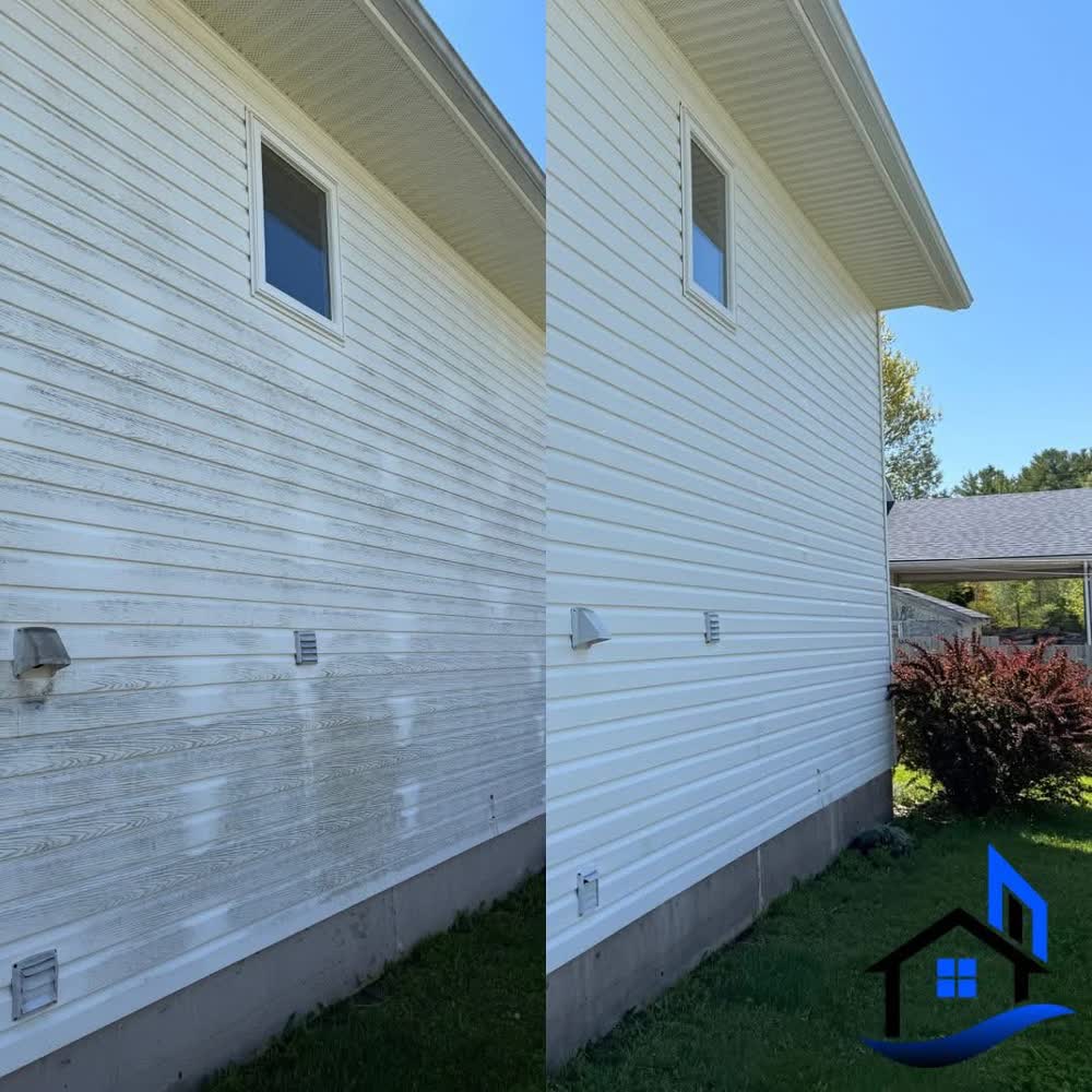 PropertyWorx gutter cleaning in the Annapolis Valley