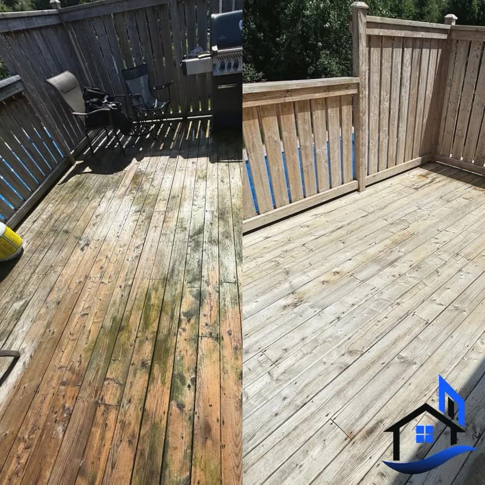 Residential exterior cleaning in the Annapolis Valley