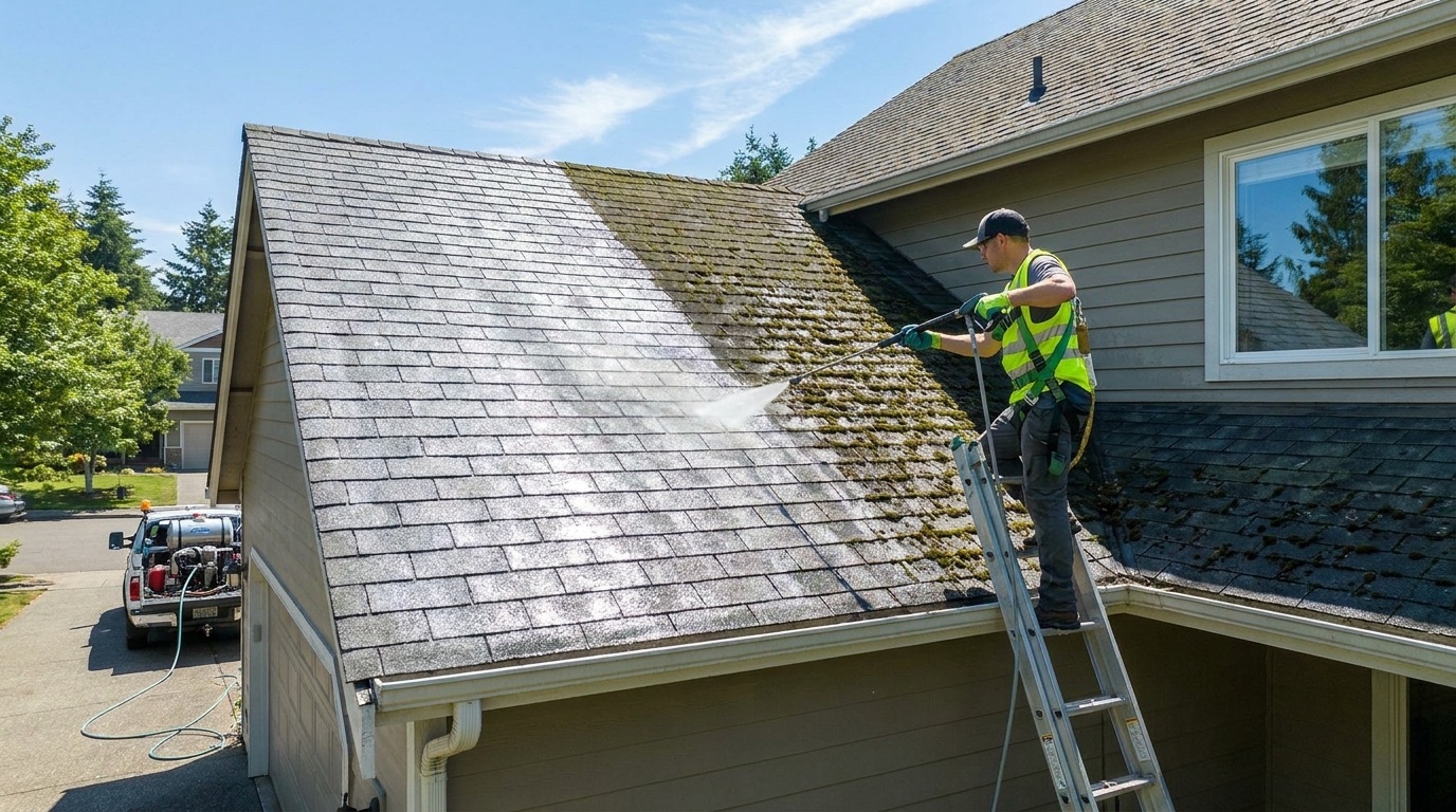 How to Get Moss, Algae & Black Streaks Off Your Roof (A Nova Scotia Guide)