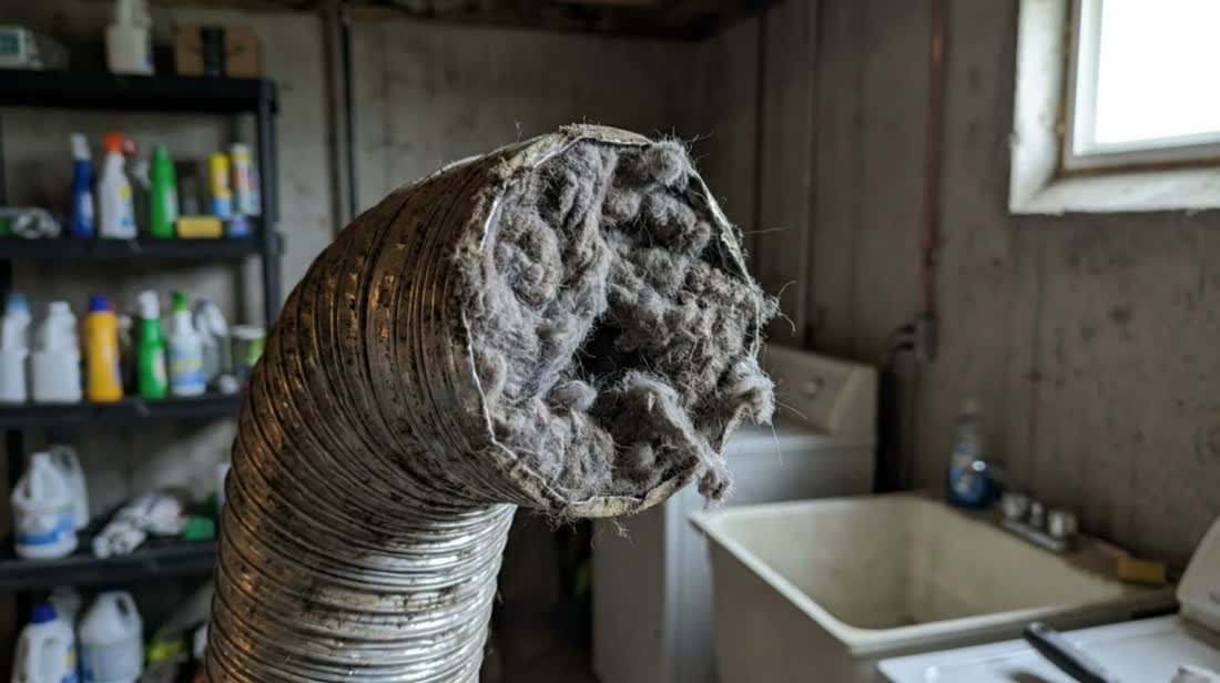 Before — Dryer Vent Cleaning