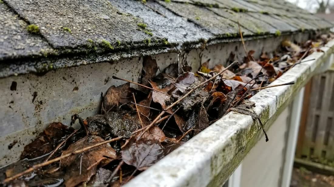 Before — Gutter Cleaning