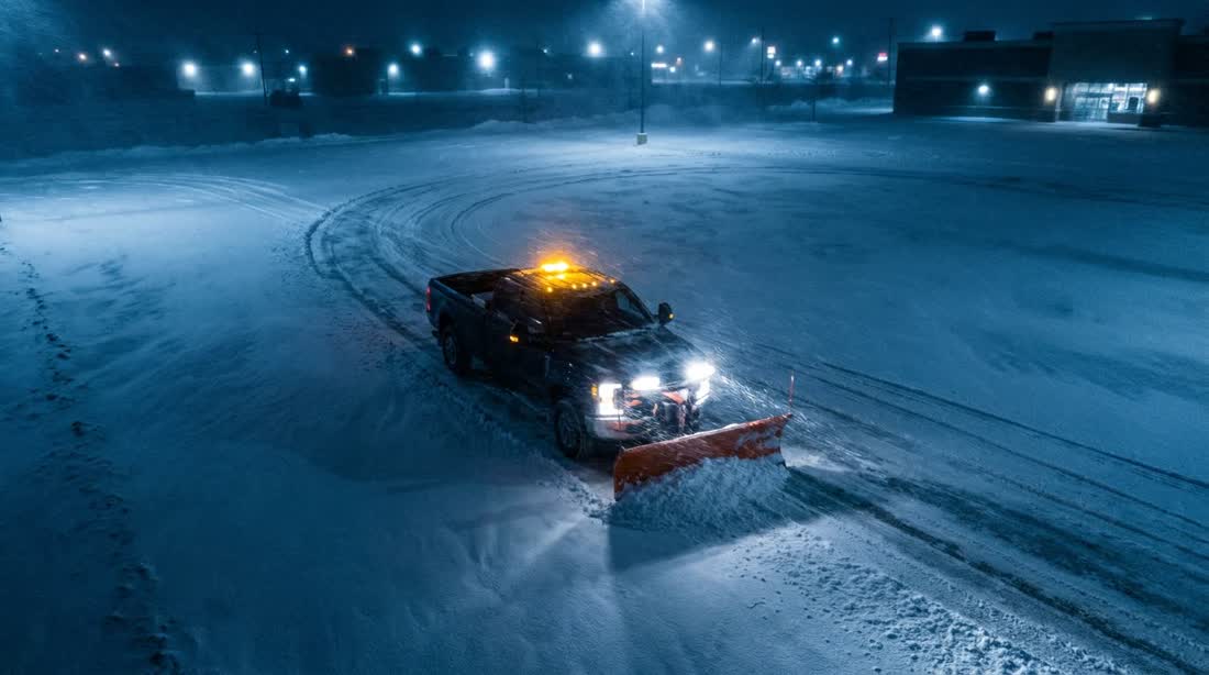PropertyWorx snow removal in the Annapolis Valley