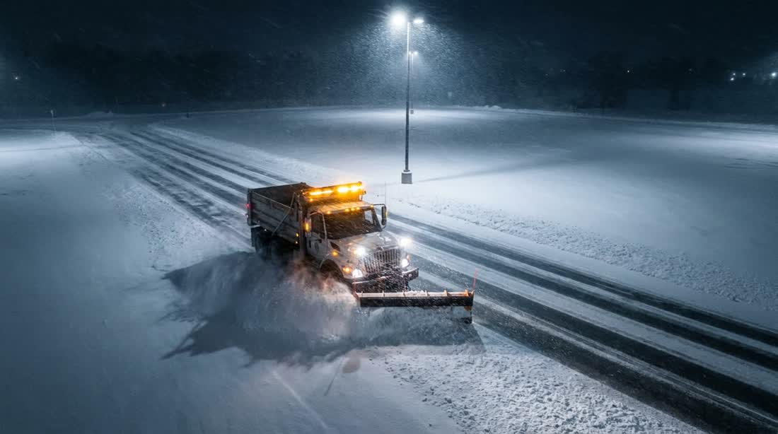PropertyWorx snow removal in the Annapolis Valley